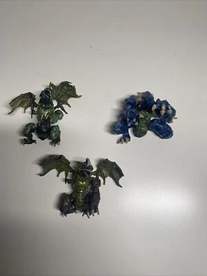Lot of 3 MEGA BLOKS Plasma Dragons Figures Not Complete - Image 1 of 4