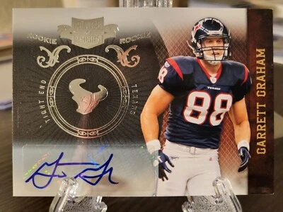 2010 Panini Plates & Patches /50 Garrett Graham Rookie Auto RC #140 Texans - Image 1 of 3