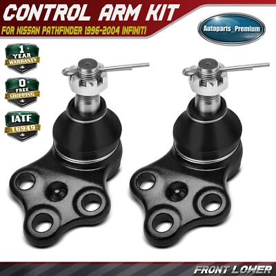 2x Rótula inferior delantera para Nissan Pathfinder 1996-2004 Infiniti QX4 1997-2003 Foto 1 de 4