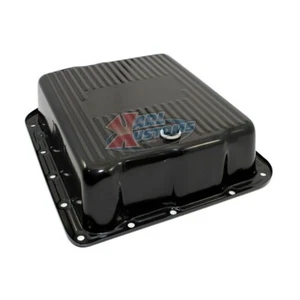 GM 4L60E/700R4 Deep Transmission Pan Steel Ribbed Extra Capacity 3 1/2" Deep Blk - Picture 1 of 5