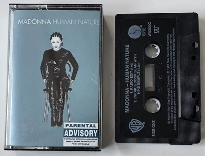 Madonna Human Nature UK 2-Track Cassette Single *NO MAVERICK LOGO ON SHELL* - Image 1 of 4