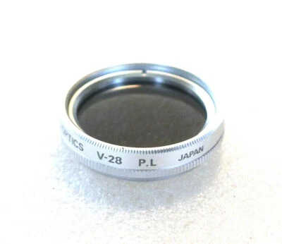 28mm Crystal Optics (Marumi) Polarizing Polarizer Filter - Silver - NEW   - Image 1 of 3