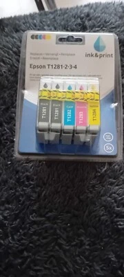 LOT DE 8 Cartouches d'encre compatibles Epson  T1285 serie renard pour~SX - Photo 1/4