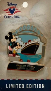 Pin Disney: DCL - 28 de agosto de 2005 - Pin del Canal de Panamá (Mickey y Minnie) LE 2600 - Imagen 1 de 1