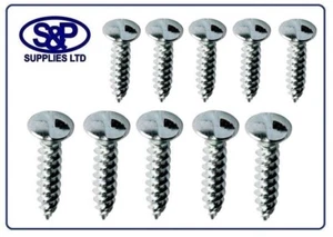 ANTI-VANDAL CLUTCH HEAD ONE WAY WOODSCREW ZINC PLATED NON REMOVABLE SCREWS - Picture 1 of 2