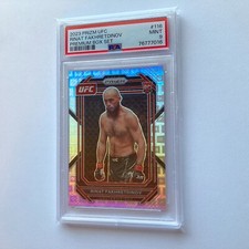 Rinat Fakhretdinov 2023 Panini Prizm UFC Premium Box Pandora Card /99 #116 PSA 9