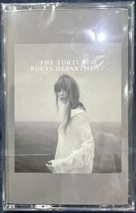 TAYLOR SWIFT The Tortured Poets Department Grey LTD/ED Cassette + the albatross - Picture 1 of 4