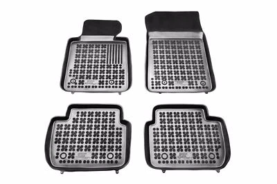 JUEGO ALFOMBRILLAS GOMA NEGRAS PARA AUDI A4 S4 B5 1994-2001 Foto 1 de 4