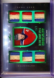 2022-23 Leaf In The Game Used Hockey Emerald Gear 6 NICE 1/3 Pavel Bure