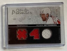 07-08 O-Pee-Chee Premier Remnants Triples 78/100 Henrik Zetterberg #PR-HZ