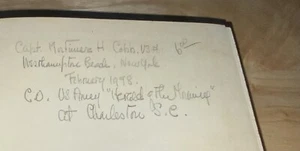 Autograph-Capt. Mortimer H. Cobb 1948- The Battle Of The Atlantic Samuel Morison - Picture 1 of 19