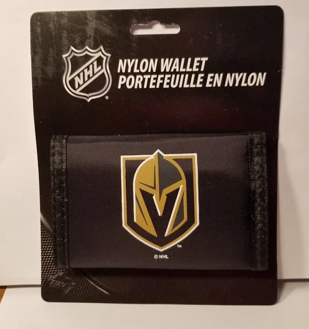 NHL Vegas Golden Knights Nylon Trifold Wallet Cover