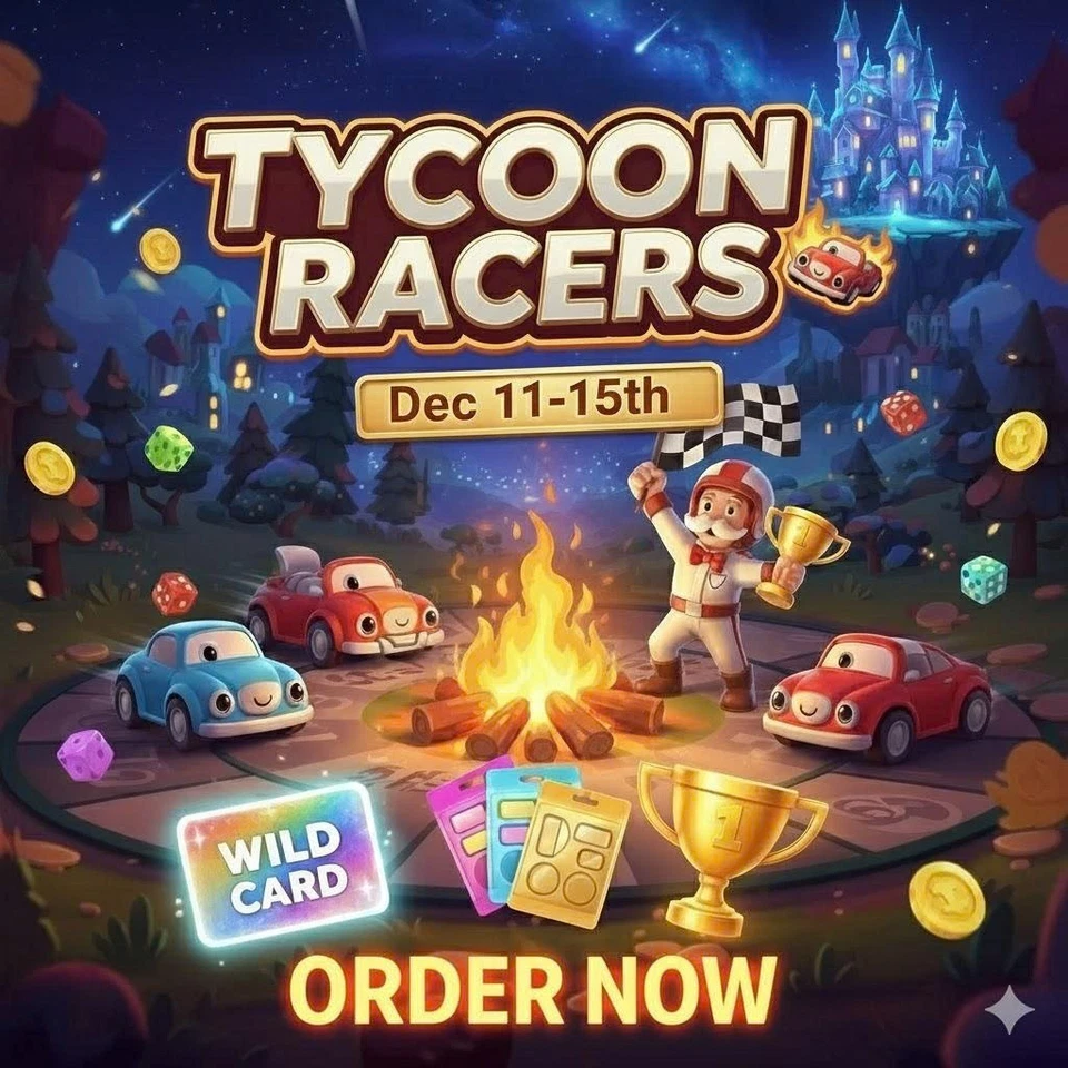 Quidditch Racers Monopoly Go Event - 5.000/10.000 puntos/carrera - Sin garantía 1 Foto 1 de 1