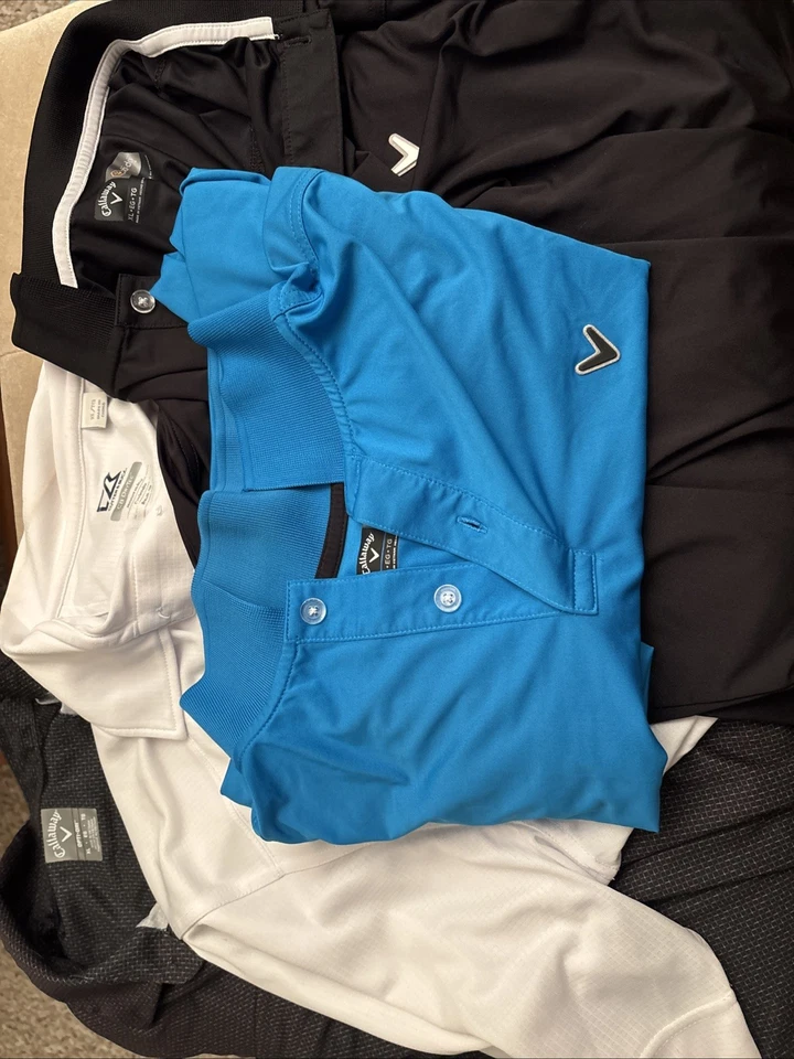 4 polos de golf XL para hombre. 3 Callaway Foto 1 de 4