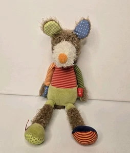 Sigikid Patchwork Sweety Mouse Plush Soft Beanie Toy 32cm - Picture 1 of 6