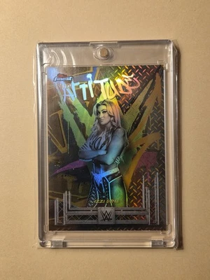 Izzi Dame 2025 WWE Topps Finest Rare Gold Refractor /20 Attitude NXT #251 - Image 1 of 2