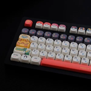 PBT Keycaps 151 Keys MOA Profile Cute Japanese Anime Theme Keycaps Set for Me... - Picture 1 of 6