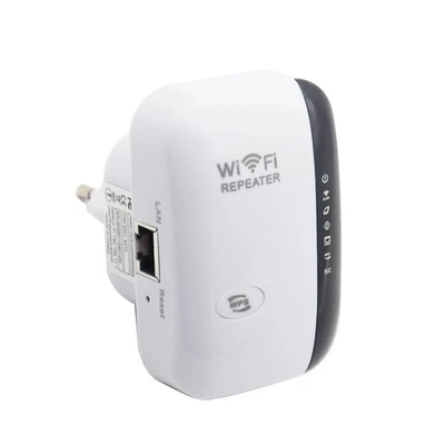 WiFi Signal Extender Range Repeater Booster Internet Amplifier 300Mbps UK Plug - Image 1 of 4