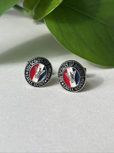 Vintage BSA Boy Scouts of America Eagle Scout Cuff Links  - Picture 1 of 3