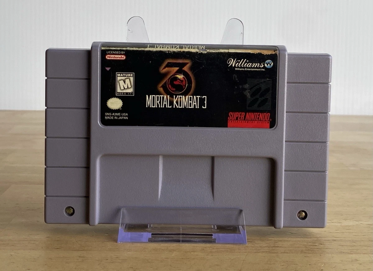 SFC☆MORTAL KOMBAT 3 SNES 海外版 Mortal Kombat 3 Nintendo SNES