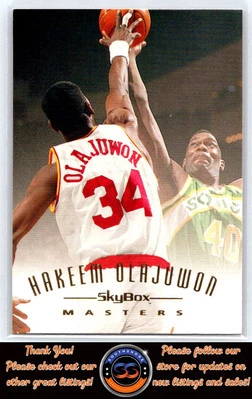 Hakeem Olajuwon 1994-95 SkyBox E-Motion #116 Houston Rockets - Image 1 of 4