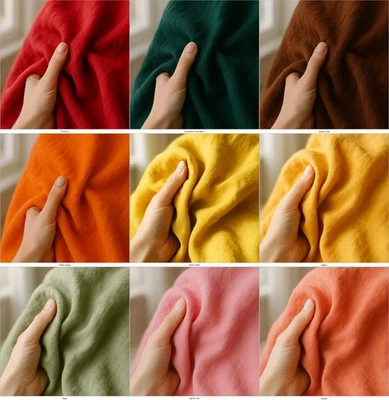 Linen Fabric by the Yard – Soft, Breathable – Sewing, Apparel & Home Décor - Image 1 of 4