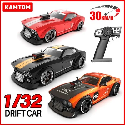 Kamtom 1 :32 Scale RC Drift Auto 4WD High Speed Racing Car Double Wheel Replace - Bild 1 von 4