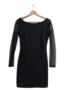 ZARA Vestido de manga larga Mujeres Talla EU 38 negro elegante - Imagen 1 de 5
