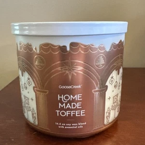 Goose Creek HOMEMADE TOFFEE Large 3-Wick Scented Candle, 14.5 oz - Picture 1 of 7