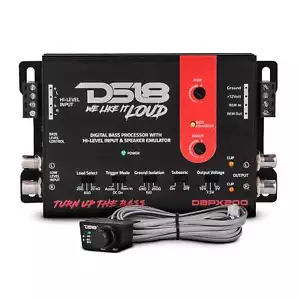 DS18 Digital Bass Processor With Hi to Low Signal Converter & Speaker Emulator - Picture 1 of 8