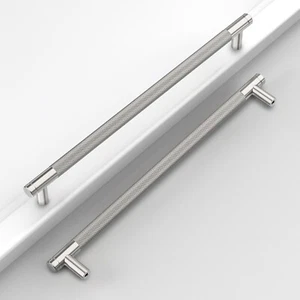 10er-Pack 10 Zoll (254 mm) Gebürstet Satin Nickel T-Form Schrankgriffe: Moderne Küche - Bild 1 von 6