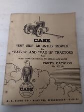 Case - Parts Catalog No. C716 - Side Mounted Mower for VAC-14 & VAO-15 Tractors 