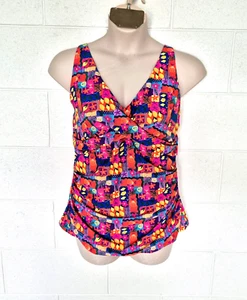 WAVE ZONE CURVE Size 20 Tankini (bottom 22) NWOT two piece bathers swimsuit - Picture 1 of 6