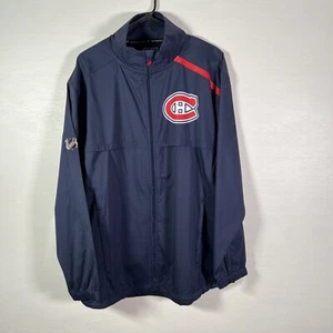 Chaqueta Anorak Fanatics Montreal Canadiens Auténtica Pro Rinkside L Azul Nueva Sin Etiquetas - Imagen 1 de 5