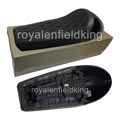 Pour Royal Enfield GT Et Interceptor 650 D7 Touring Siège Unique Et Cowl Noir - Photo 1/4