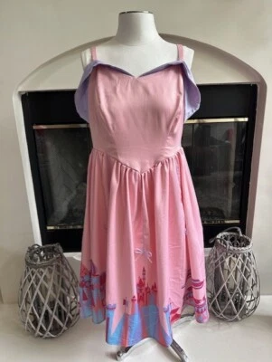 NWT Disney Resort Dress Shop Pink Fantasyland Dress Castle Her Universe XL Rare! - Image 1 of 4