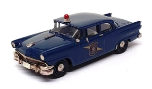 Brooklin 1/43 Scale BRK23AA - 1956 Ford Mainline 2Dr Michigan State Police Blue - Picture 1 of 6