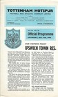 1966/67 TOTTENHAM HOTSPUR RESERVES v IPSWICH TOWN RESERVES