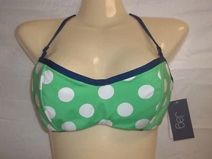 Jag Size S Small Multi Color Molded Bra Reversible  New Womens Bikini Top - Picture 1 of 4