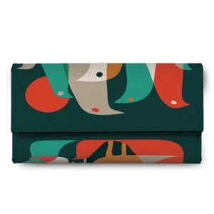 Nuevo bolso billetera de lona multicolor para mujer - Imagen 1 de 5