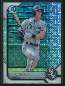Colson Montgomery 2022 Bowman Chrome Prospects Mega Box Rifrattore Mojo RC - Foto 1 di 2