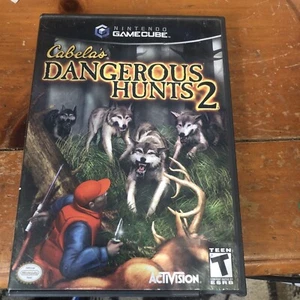 Cabela's Dangerous Hunts 2 (Nintendo GameCube, 2005) No Manual Tested - Picture 1 of 4