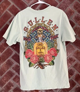 Sullen Art Collective Green T Shirt Size Large Agave Puro Buckle Graphic READ - Picture 1 of 9