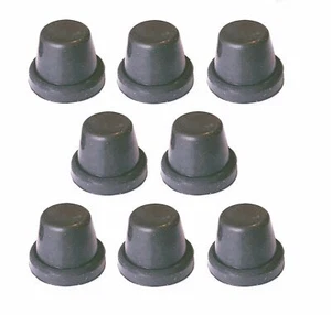 Kawasaki KH250 - Black Bleed Nipple Covers (Pack of 8) - Picture 1 of 1