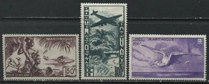 Martinique1947 set 50 to 200 francs mint o.g. hinged - Picture 1 of 1