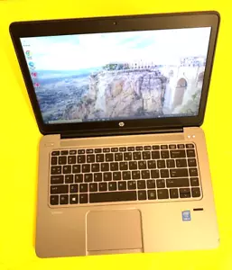 hp elitebook folio 1040 g2 14” Laptop Intel Core i5-5200U 4GB-Ram 128GB SSD W10P - Picture 1 of 21