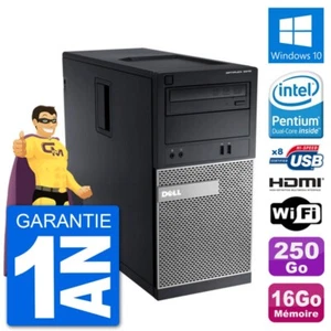 PC Dell 3010 MT G2020 RAM 16Go Disque Dur 250Go HDMI Windows 10 Wifi - Photo 1/3