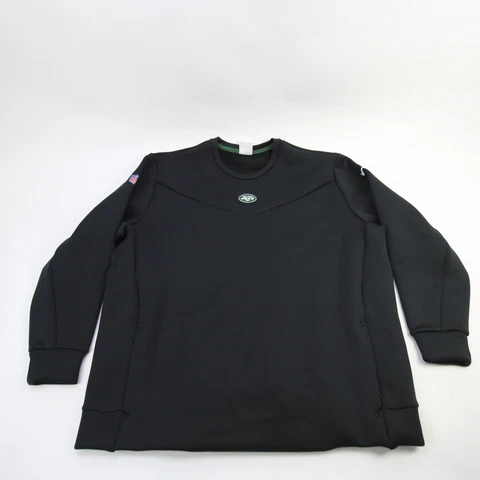 New York Jets Nike NFL On Field Apparel Therma-Fit Sweatshirt Men's Black New Cover