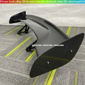 For 2014-2019 Corvette C7 Real Carbon Fiber Rear Wing Spoiler Trunk Lip Bodykits - Foto 1 di 12