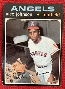 1971 Topps ALEX JOHNSON California Angels #590